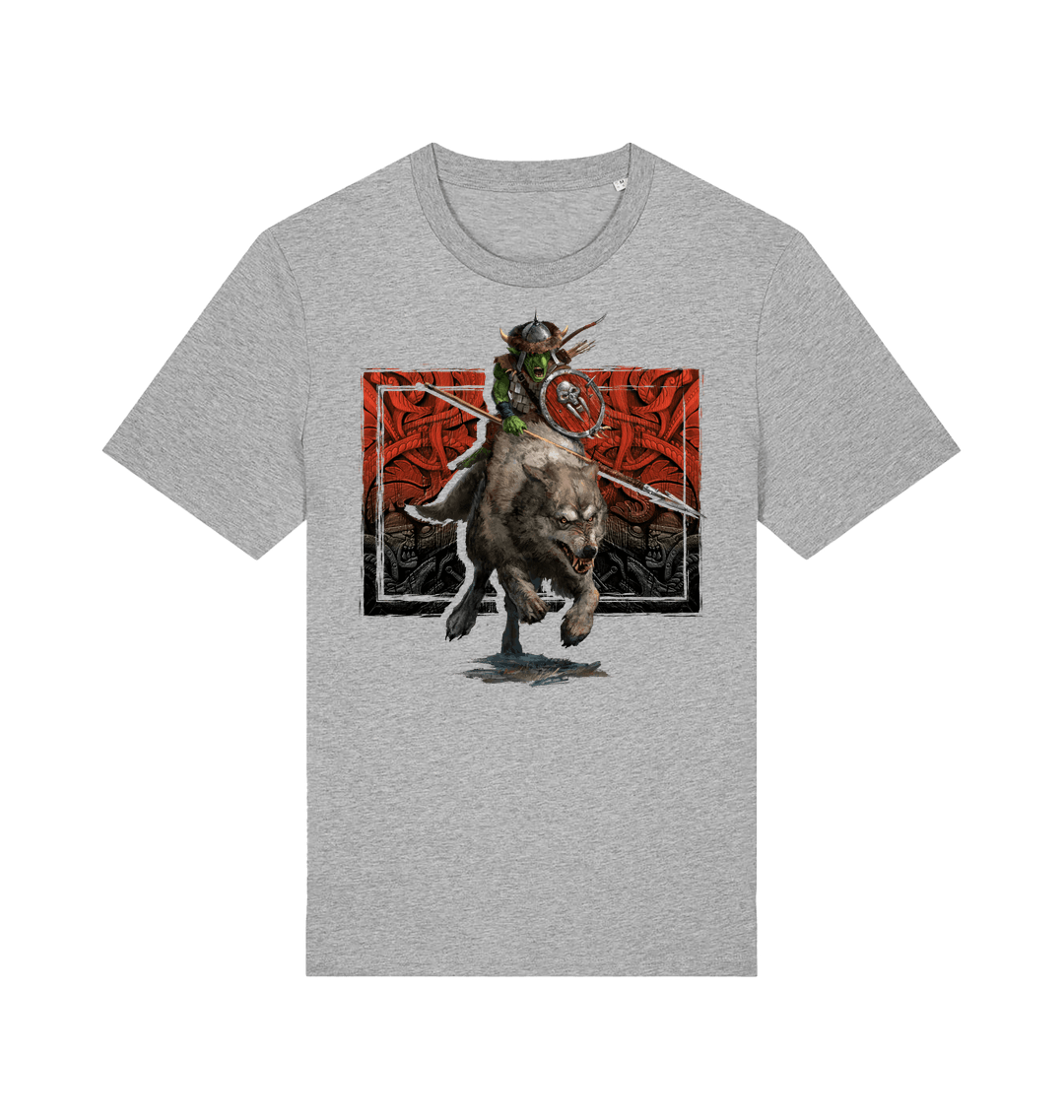 Heather Grey Printed T-shirt Front